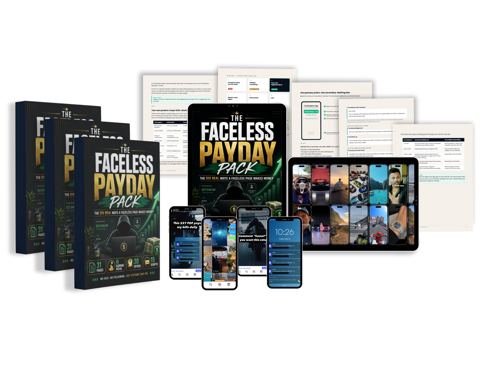 The Faceless Payday Pack