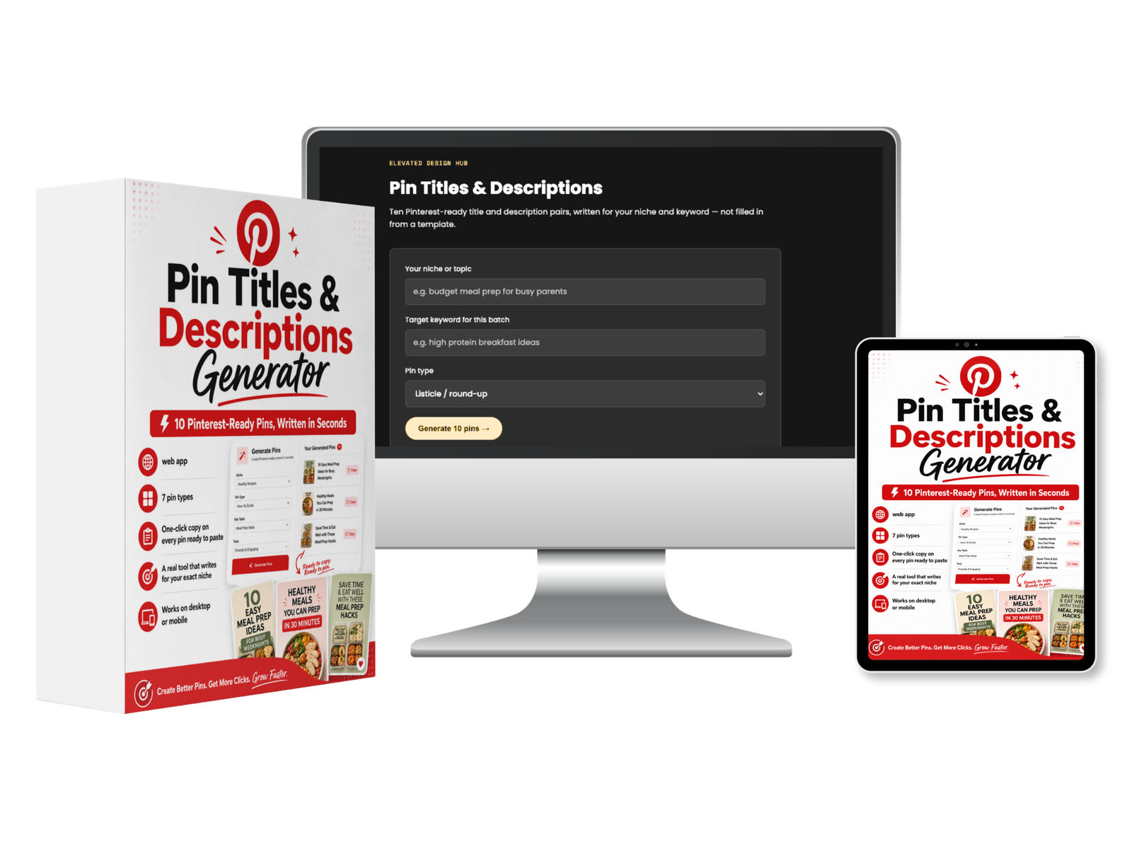 Pin Titles & Descriptions Generator